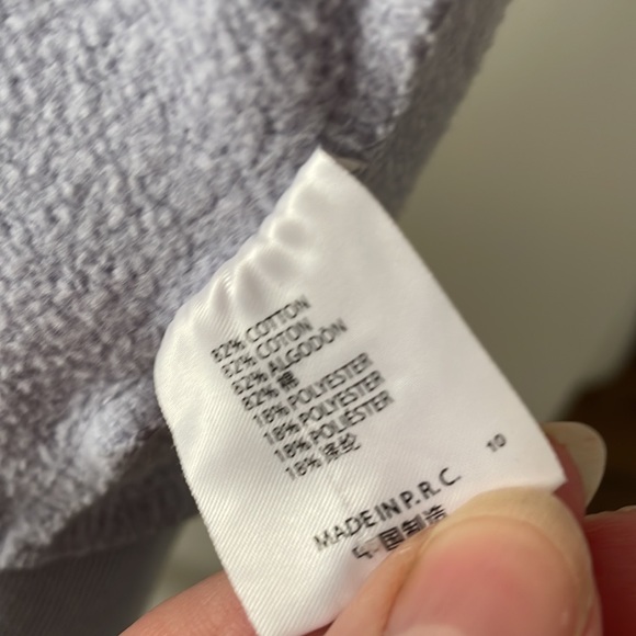 Brandy Melville classic powder blue  hooded zip up  jacket - Picture 7 of 7